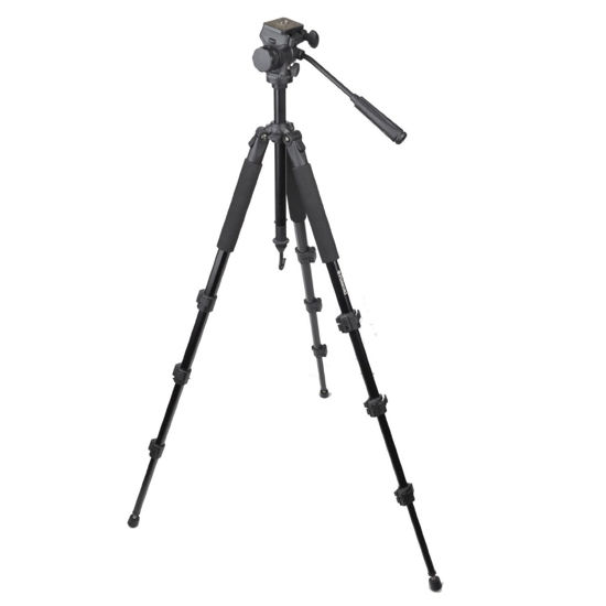 Picture of Polaroid Studio Series 64" Professional Tripod With Ultra Smooth Pan/Tilt Head Includes Deluxe Tripod Carrying Case + Additional Quick Release Plate For Digital Cameras & Camcorders