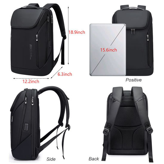 GetUSCart- OZUKO Waterproof Business Laptop Backpack Fit 15.6 Inch ...