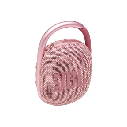 Picture of JBL Clip 4 - Portable Mini Bluetooth Speaker, big audio and punchy bass, integrated carabiner, IP67 waterproof and dustproof, 10 hours of playtime, speaker for home, outdoor and travel - (Pink)