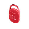 Picture of JBL Clip 4 - Portable Mini Bluetooth Speaker, big audio and punchy bass, integrated carabiner, IP67 waterproof and dustproof, 10 hours of playtime, speaker for home, outdoor and travel - (Red)