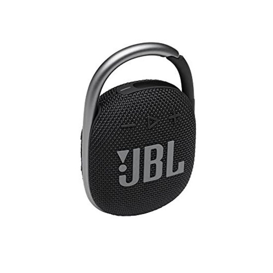 JBL Clip 4: Portable Speaker with Bluetooth, Built-in Battery, Waterproof  and Dustproof Feature - Black (JBLCLIP4BLKAM)