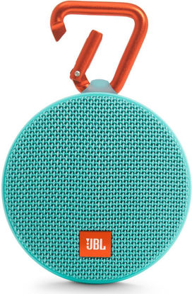 Picture of JBL Clip 2 Waterproof Portable Bluetooth Speaker (Teal)