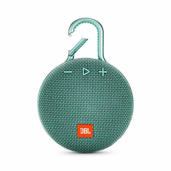 Picture of JBL Clip 3, River Teal - Waterproof, Durable & Portable Bluetooth Speaker - Up to 10 Hours of Play - Includes Noise-Cancelling Speakerphone & Wireless Streaming