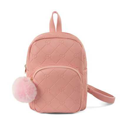 Picture of Bugatti BLACKPINK Fanfare Collection Mini Backpack for Women, Girls, and Teens, Officially Licensed Lightweight Faux, Pink