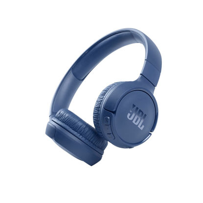 Picture of JBL Tune 510BT: Wireless On-Ear Headphones with Purebass Sound - Blue