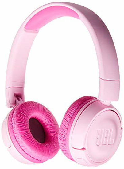 GetUSCart JBL JR 300BT On Ear Wireless Headphones for Kids Pink