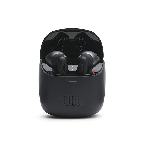 Picture of JBL TUNE 225TWS True Wireless Earbud Headphones (Black) - JBLT225TWSBLKAM (Renewed)