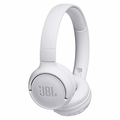 Picture of JBL TUNE500BT Wireless On-Ear Headphones with One-Button Remote and Mic (White)