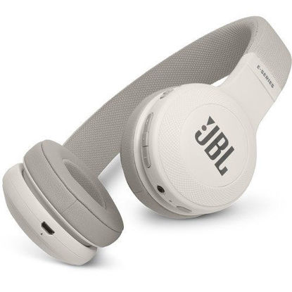 Picture of JBL Lifestyle E45BT On-Ear Bluetooth Noise-canceling Headphones - White - JBLE45BTWHT-Z (Renewed)