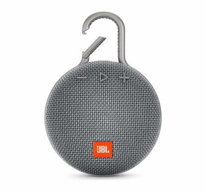 Picture of JBL CLIP 3 - Waterproof Portable Bluetooth Speaker - Gray (Renewed)