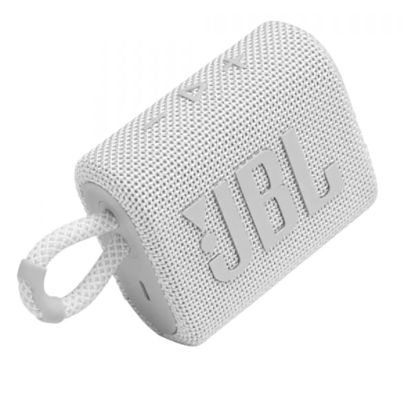 Picture of JBL Go 3 Portable Waterproof Wireless IP67 Dustproof Outdoor Bluetooth Speaker (White)