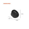 Picture of JBL Tune 115TWS True Wireless in-Ear Headphones Pure Bass Sound, 21H Battery, Bluetooth, Dual Connect, Wireless Calls, Music, Native Voice Assistant (Black)