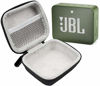 Picture of JBL GO 2 IPX7 Waterproof Ultra Portable Bluetooth Speaker Bundle with Deluxe Hard-Shell Case (Green)