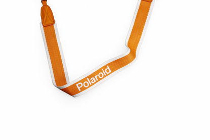 Picture of Polaroid Camera Strap Flat - Orange Stripe