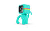 Picture of Polaroid Mr. Monkey Cube Holder, Blue