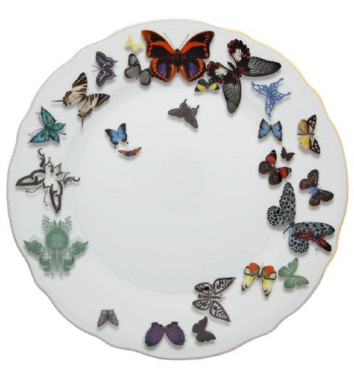 Picture of Butterfly Parade 10.2" Dinner Plate [Set of 4]