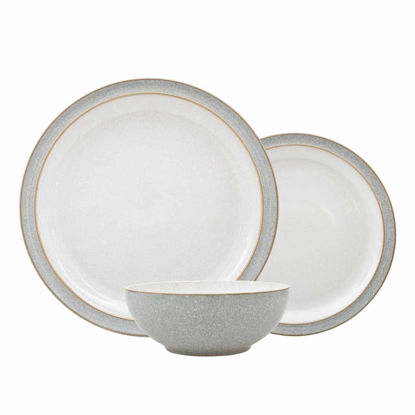 Picture of Denby 380048781 Elements 12 Piece Dinner Set, Grey