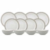 Picture of Denby 380048781 Elements 12 Piece Dinner Set, Grey