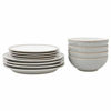 Picture of Denby 380048781 Elements 12 Piece Dinner Set, Grey