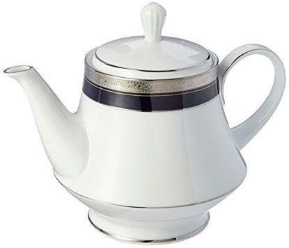 Picture of Noritake Crestwood Cobalt Platinum Tea Pot