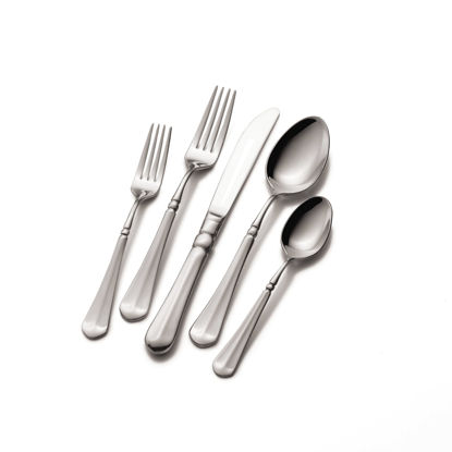 Picture of Mikasa French Countryside 45-Piece Stainless Steel Flatware Set with Serveware, Service for 8