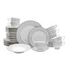 Picture of Mikasa 5224232 40-Piece Dinnerware Set, Parchment & Parchment Salt and Pepper Shaker Set