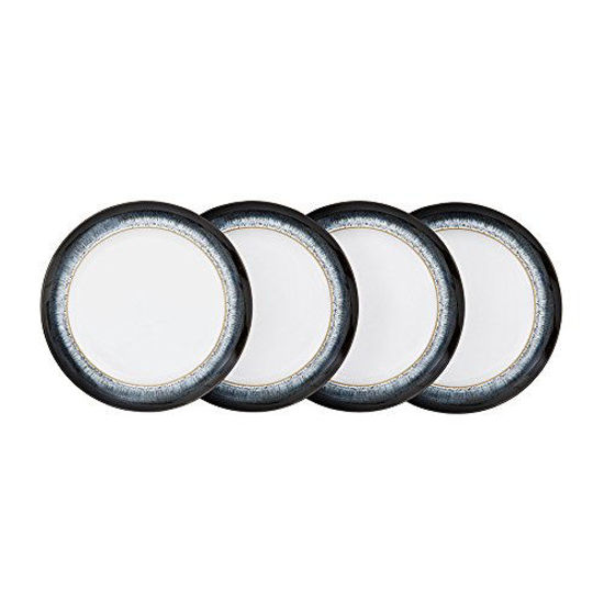 Picture of Denby Halo Dinner Plate Set, Grey, Set of 4