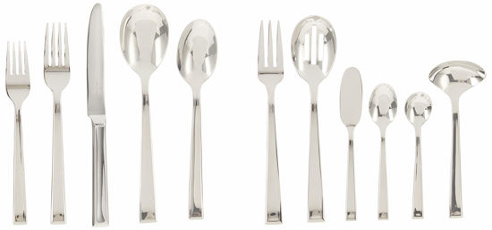 Picture of Villeroy & Boch Victor Stainless Steel Flatware Set, 46 Pieces