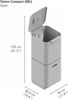 Picture of Joseph Joseph Intelligent Totem Compact 40-Litre Waste Separation & Recycling Unit-Stainless Steel, 40 Liter/10.6 Gallon