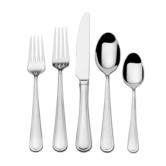 Picture of Mikasa Virtuoso 65 Piece Stainless Steel Flatware Set, Service For 12