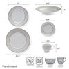 Picture of Mikasa 5224232 40-Piece Dinnerware Set, Parchment