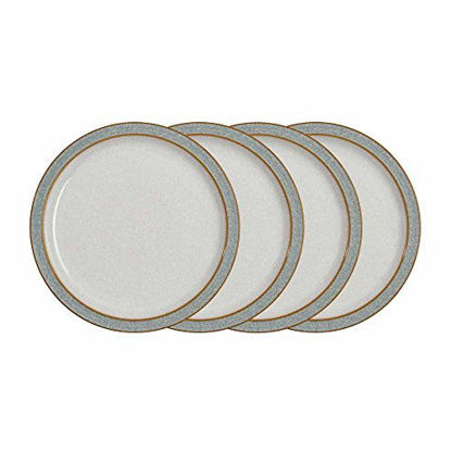 Picture of Denby Elements 4 Piece Medium Plate Set, Grey