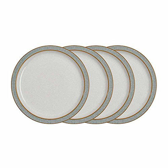 Picture of Denby Elements 4 Piece Medium Plate Set, Grey