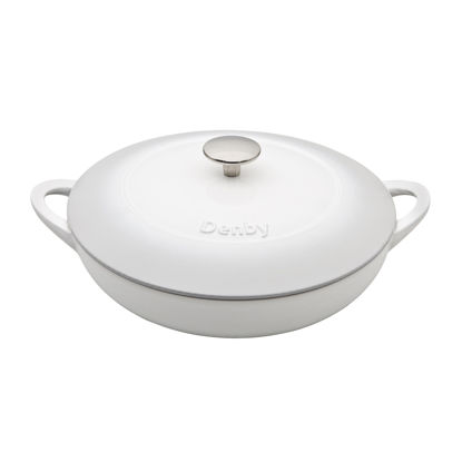 Picture of Denby Cast Iron Shallow Casserole, Natural Canvas, 30 cm