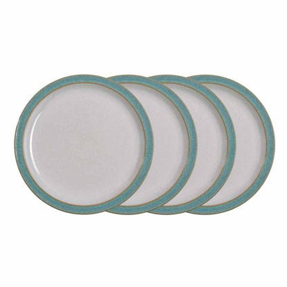 Picture of Denby Elements 4 Piece Dinner Plate Set, Green