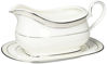 Picture of Noritake Motvale Platinum 2-Piece Gravy Boat with Tray