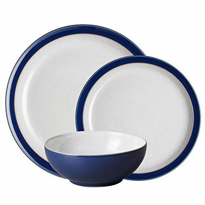 Picture of Denby Elements Dark Blue 12 Piece Tableware Set