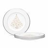 Picture of Noritake Palace Christmas Platinum Holiday Accent Plates, Set of 4