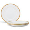 Picture of Noritake Rochelle Gold Salad/Dessert Plate, 8 1/4", Set of 4 in White