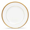 Picture of Noritake Rochelle Gold Salad/Dessert Plate, 8 1/4", Set of 4 in White