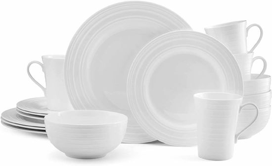 Picture of Mikasa Ciara 16-Piece Bone China Dinnerware Set, Service for 4 -