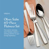 Picture of Mikasa Oliver 65-Piece 18/10 Stainless Steel Flatware Set with Serveware, Service for 12