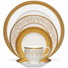 Picture of Noritake Summit Gold 5-Piece Place Dinnerware Setting in White