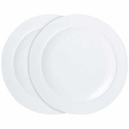 Picture of Denby 11048805 White By 2 Piece Dinner Plate Set