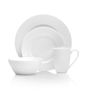 Picture of Mikasa Trellis 16 Piece Dinnerware Set, Service for 4, White