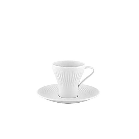 Picture of Vista Alegre Porcelain Utopia Set of 4 Espresso Cups and Saucers