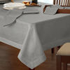 Picture of Villeroy and Boch La Classica Luxury Linen Fabric Tablecloth, 70"x70" Square, Dark Gray