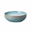 Picture of Denby 123049944 Azure Haze 4 Piece Pasta Bowl Set