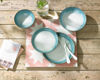 Picture of Denby 123049944 Azure Haze 4 Piece Pasta Bowl Set