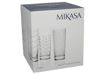 Picture of Mikasa Set of 4 Cheers Crystal Highball Tumbler Glasses, Silver